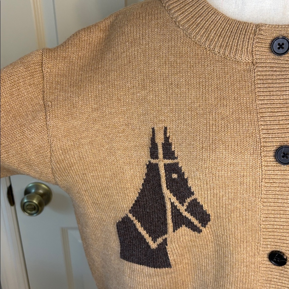 NEW RAILS Mavie Horse Cardigan Camel Cotton/Wool Blend size XL - Picture 11 of 16